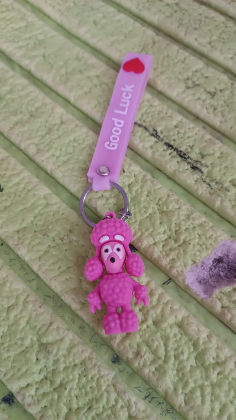 Cute Cartoon Silicone 3D Key Chain with Metal Hook & Strap (Pack of 1) - Springkart