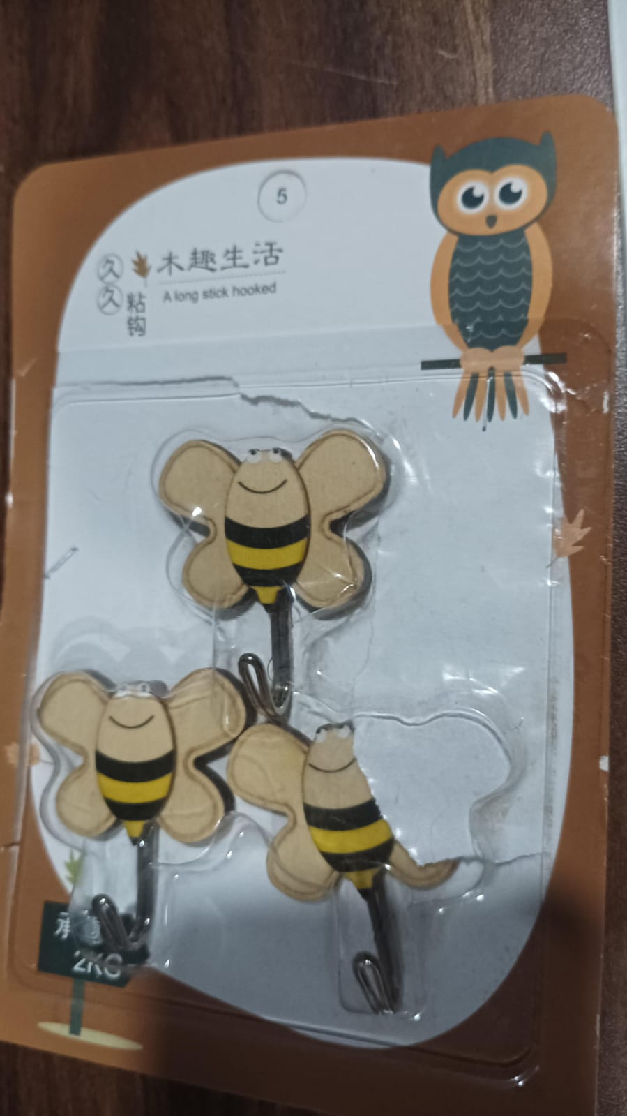 Multipurpose Self-Adhesive hooks (3 Pc Set / Mix Design) - Springkart