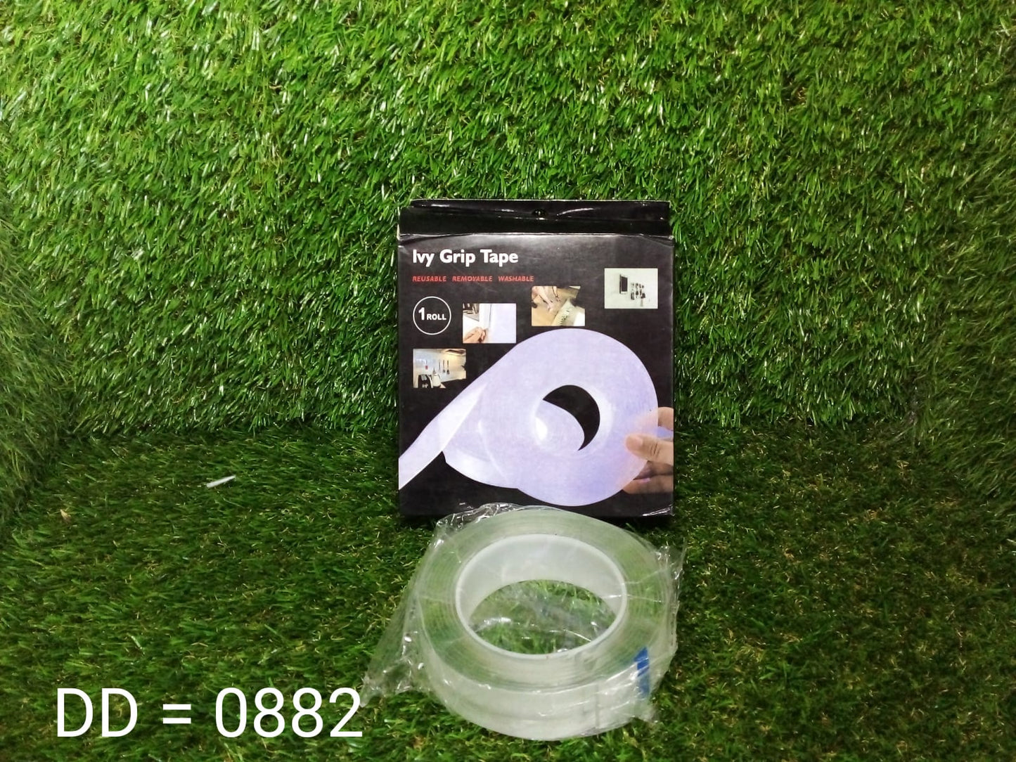 Double Sided Nano Adhesive Tape, 3 meter Washable Traceless Nano Gel Tape, Multipurpose - Springkart