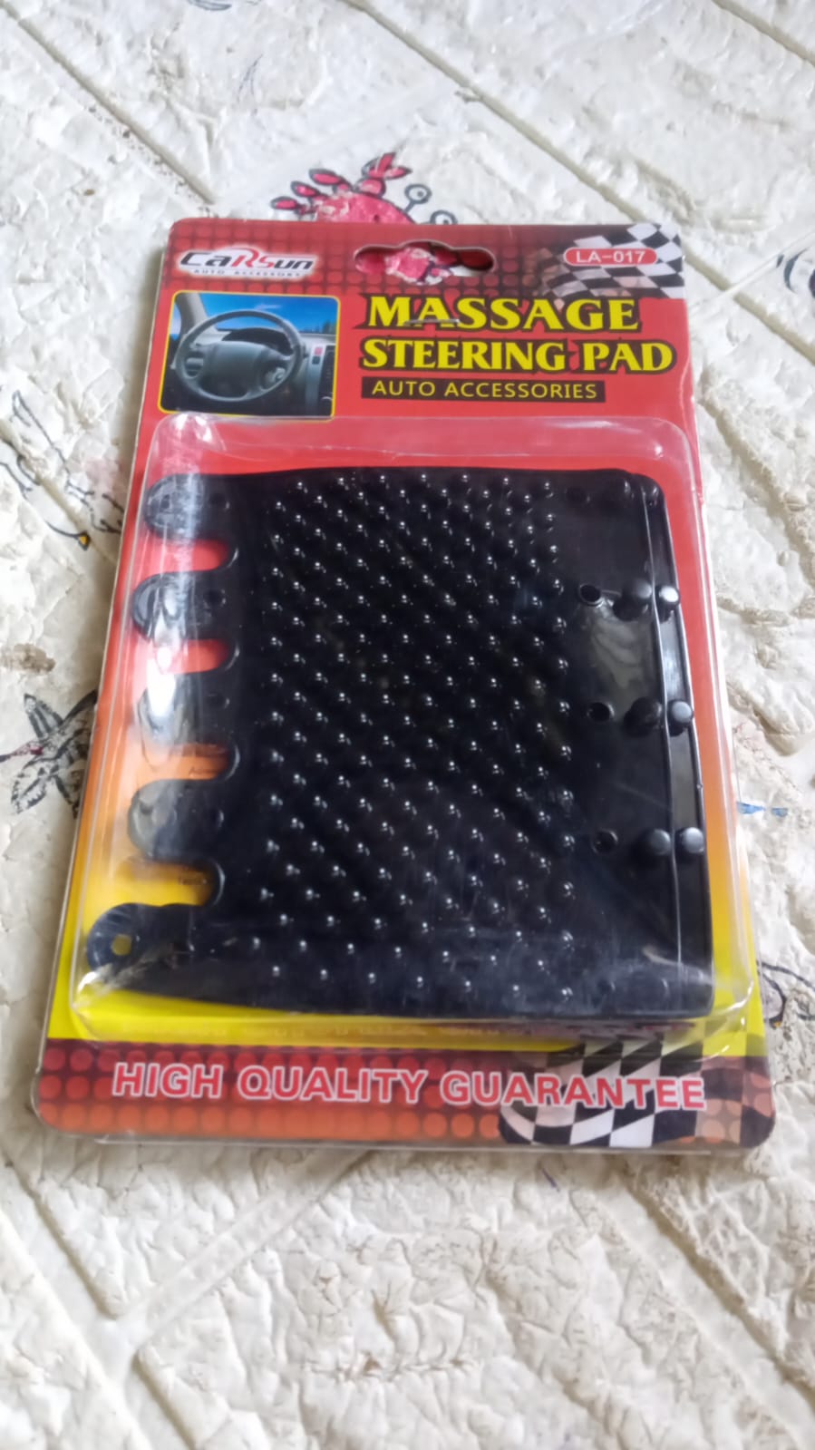 Silicon Car Massage Steering Cover High Quality Suitable For All Car (2 Pc Set) - Springkart