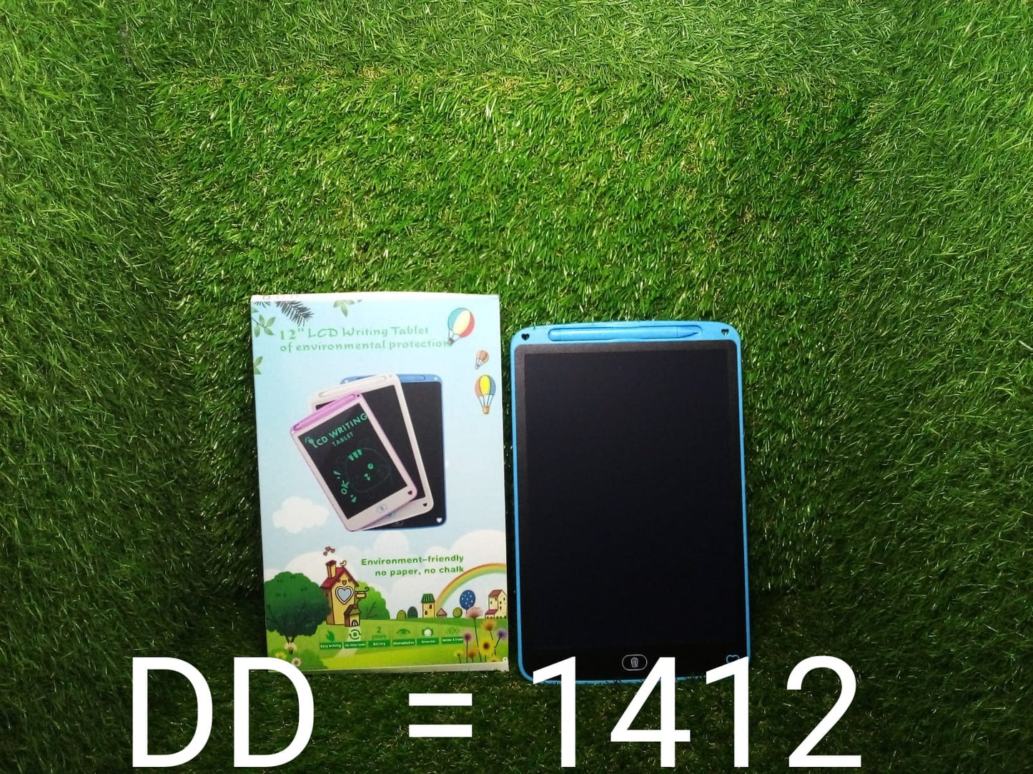 Portable LCD Writing Board Slate Drawing Record Notes Digital Notepad with Pen Handwriting Pad Paperless Graphic Tablet for Kids 12 inch - Springkart