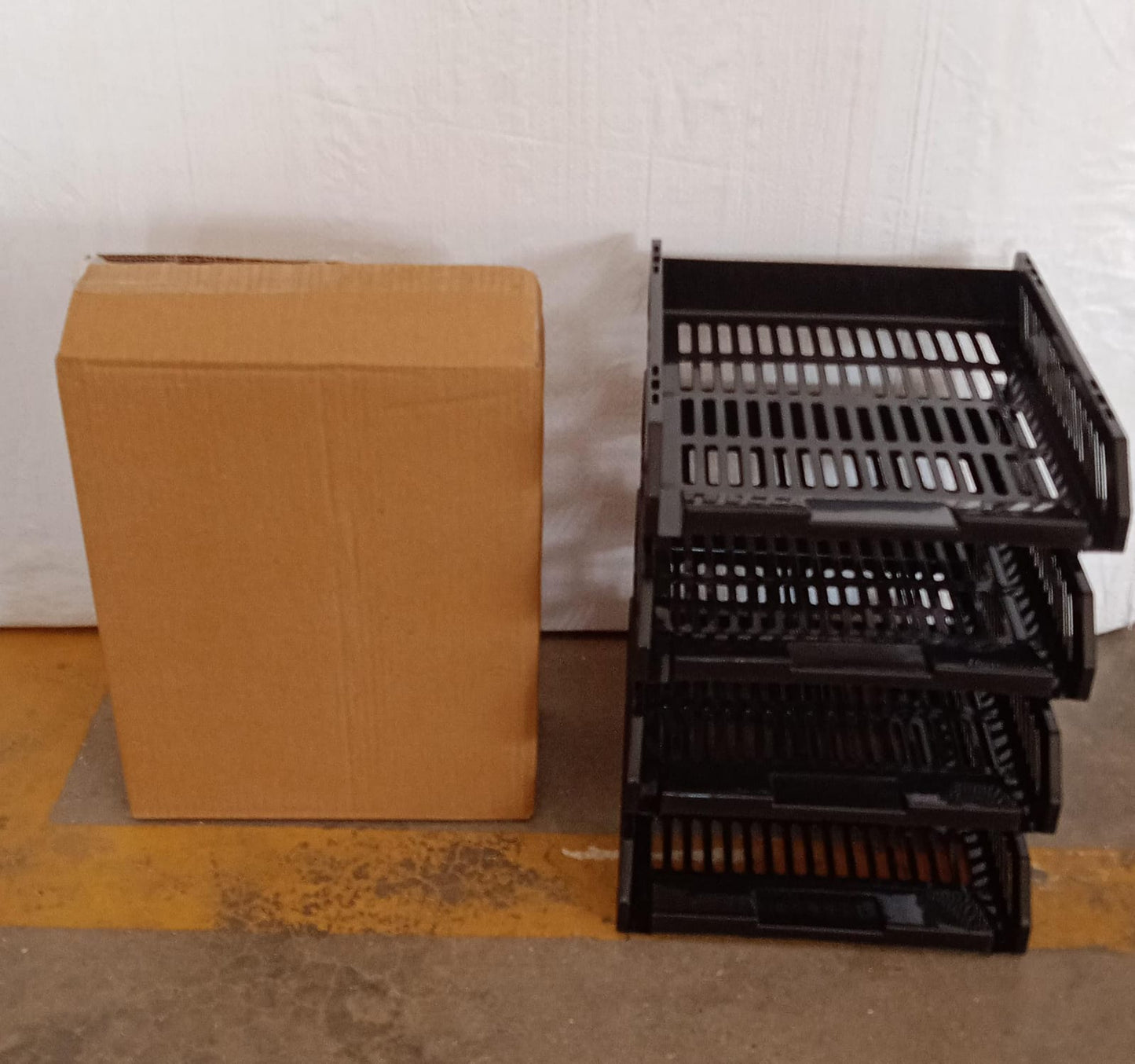 Multifunctional File Rack with Drawers: Desktop Storage for Office Supplies (4 Layers) - Springkart