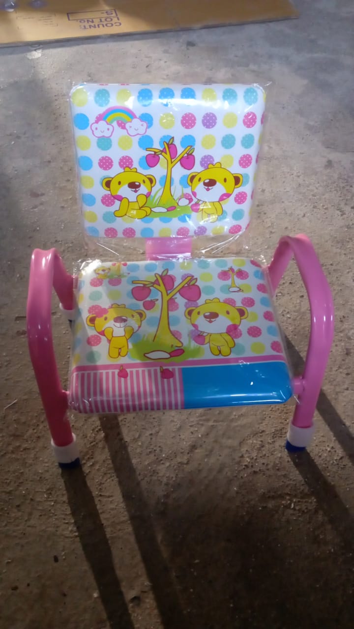 Cartoon Baby Chair Strong Steel Cushion & Comfortable Baby Chair High Quality Chair (1 Pc) - Springkart