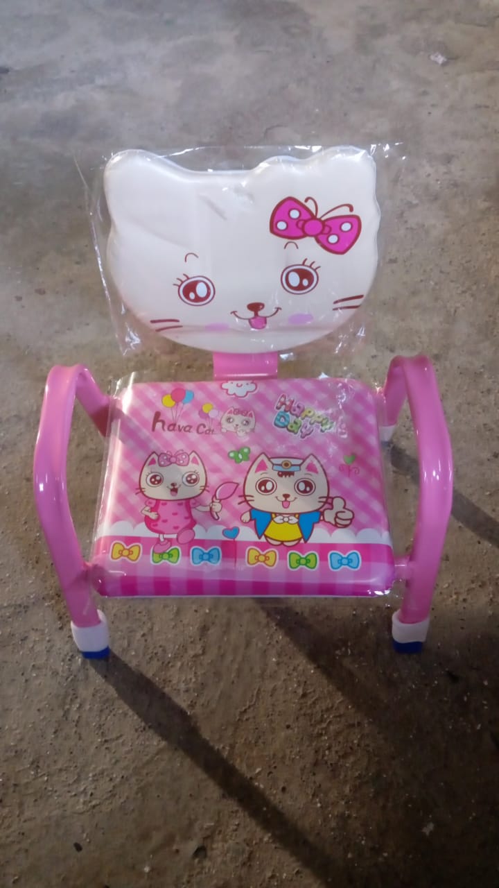 Cartoon Baby Chair Strong Steel Cushion & Comfortable Baby Chair High Quality Chair (1 Pc) - Springkart