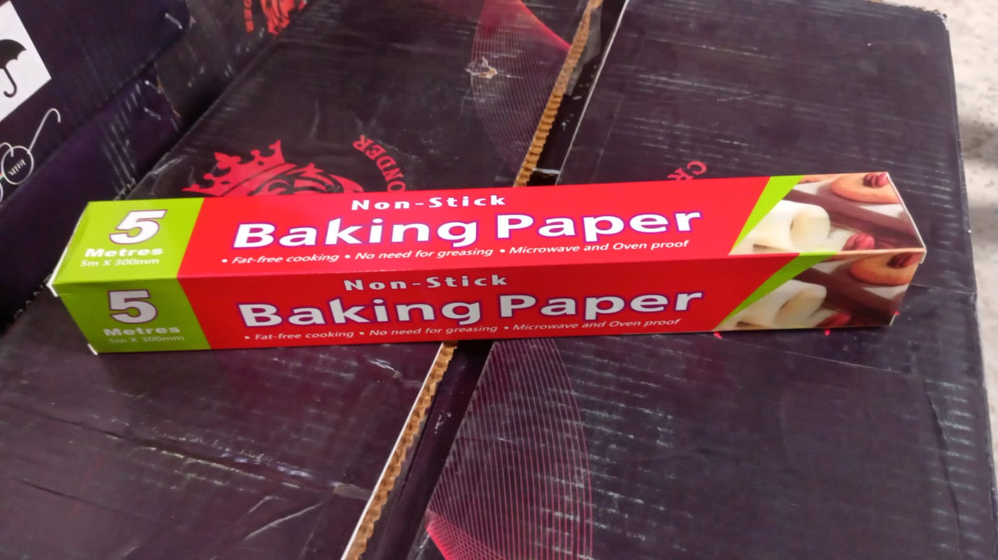 Non-Stick Parchment Paper: Easy Cleanup for Baking, Grilling & More (Microwave & Oven Safe / 5 MTR) - Springkart