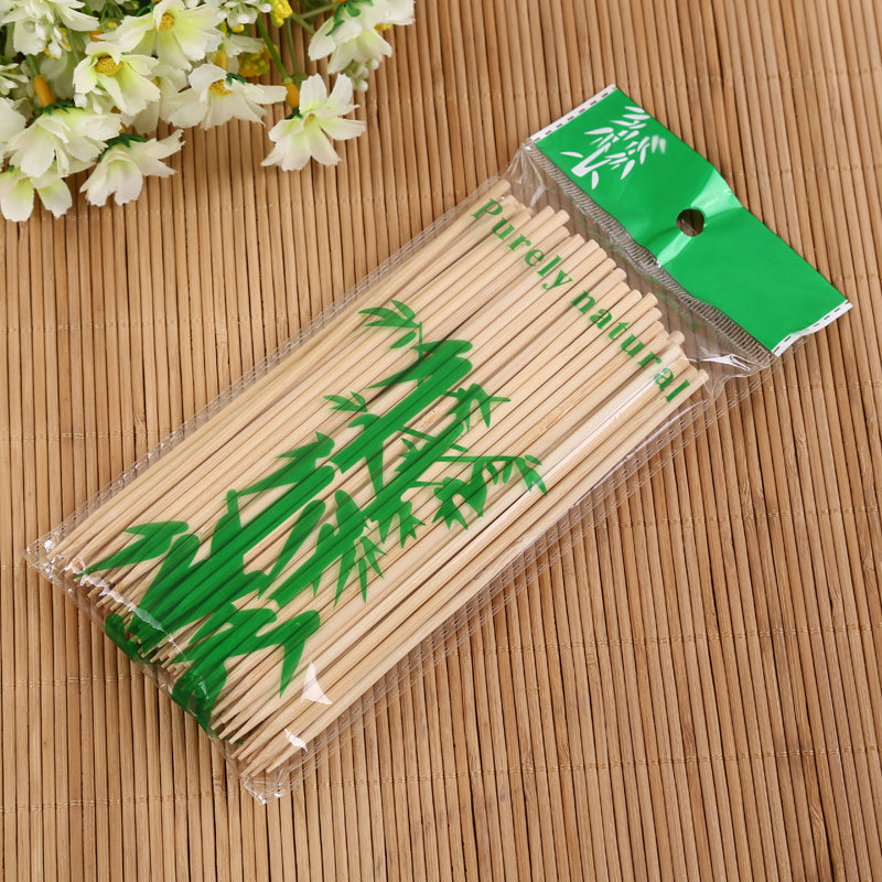 Natural Bamboo Wooden Skewers / BBQ Sticks for Barbeque and Grilling - Springkart