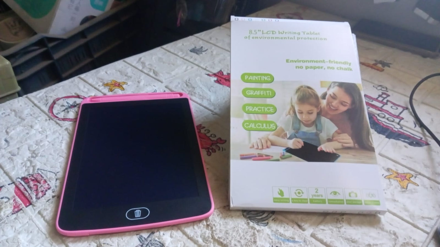 Portable LCD Writing Board Slate Drawing Record Notes Digital Notepad with Pen Handwriting Pad Paperless Graphic Tablet for Kids (8.2 inch) - Springkart