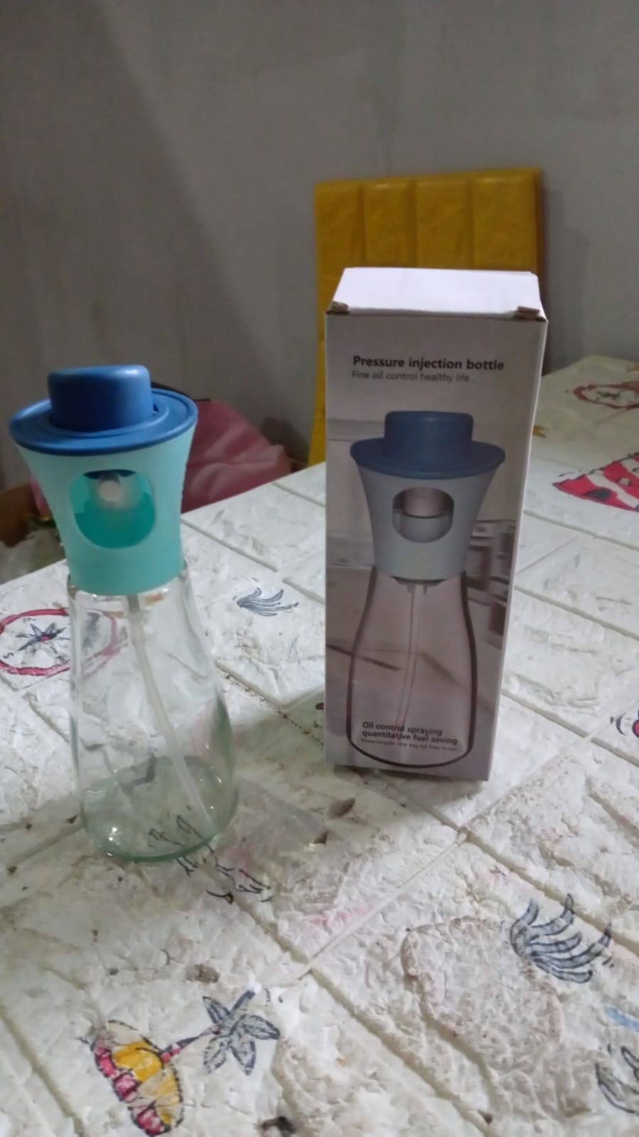 Oil Dispenser Bottle, Oil and Vinegar Cruet, Oil Sprayer Dispenser, Olive Oil Dispenser 200 ml Mist Oil Spray Bottle for Cooking with Plastic - Springkart