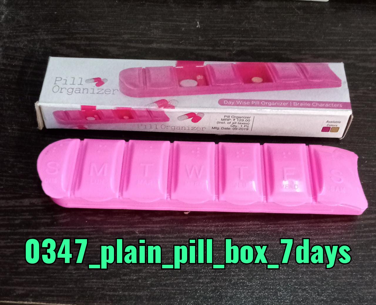 7 Days Pill Box with 7 Compartments - Springkart