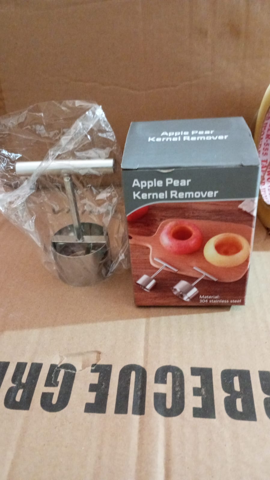 Corer Pear Core Separator Vegetable Core Remover Seeder Cutter Pitter Fruit Hole Remover Coring Tool (1 Pc) - Springkart