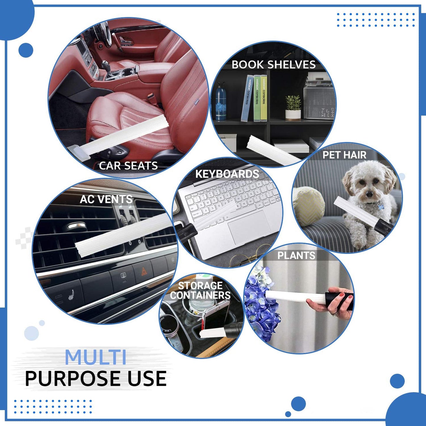 Universal Vacuum Cleaner Attachment Brush Suction Dirt Remover Sucker Flexible Small Mini Micro Tiny Tubes Straw Accessory Tool Car Home Kitchen. - Springkart