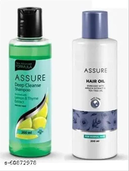 Assure Deep Cleanse Shampoo and Assure Hair Oil (200ml) - Springkart