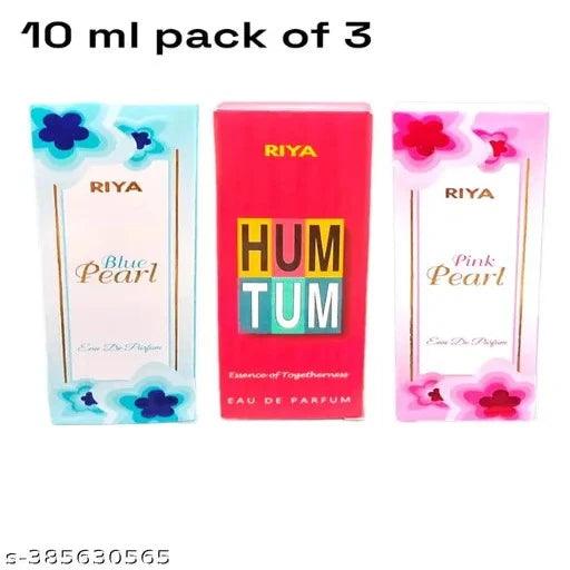 Blue Perfume , Hum tum Perfume & Pink Pearl Perfume 10 ml each pack of 3 - Springkart