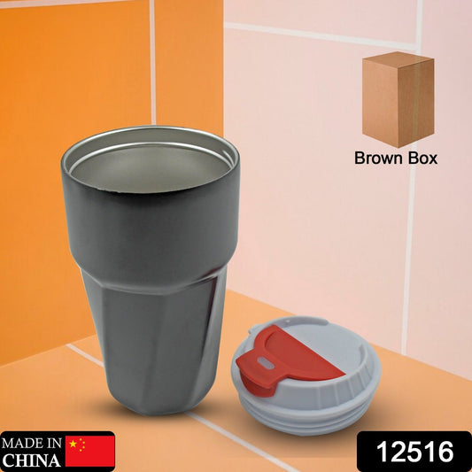 Stainless Steel Vacuum Insulated Travel Mug with Lid (1 Pc) - Coffee, Tea - Springkart