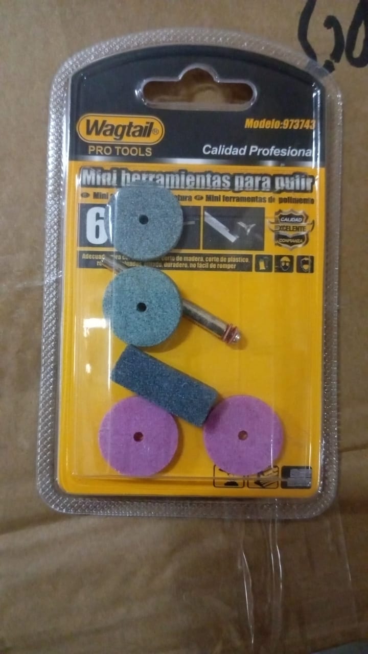 Mini Abrasive Wheel, Quickly Change Stone Mounted Grinding Wheel (6 Pcs Set) - Springkart