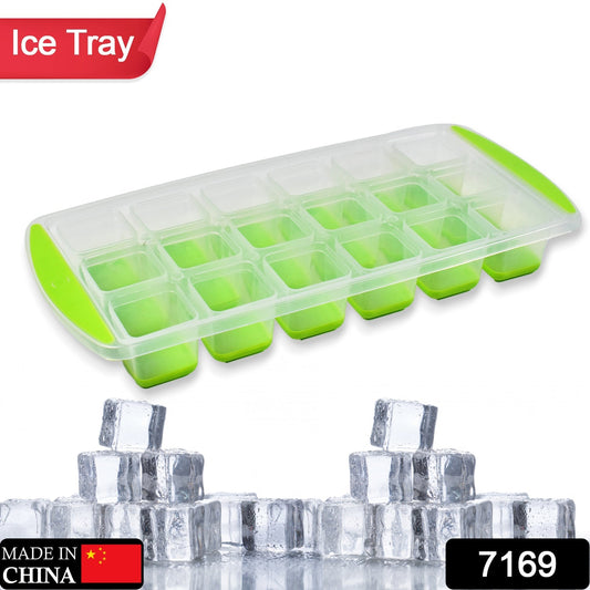 18-Cavity Pop-Up Ice Cube Tray - Flexible Silicone, Easy Release 100% BPA-Free - Springkart