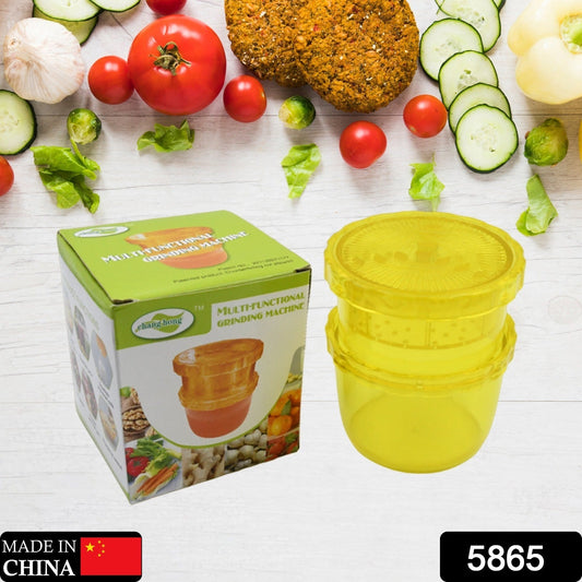 Multi-Function Grinding Machine 2 In 1 Portable Manual Citrus Juicer for Grind ginger And garlic Slurry, Fruit Squeezer, Squeeze Soy-bean milk, Vegetable Salad. Juice Cup Child Healthy Life Potable Juicer Machine - Springkart