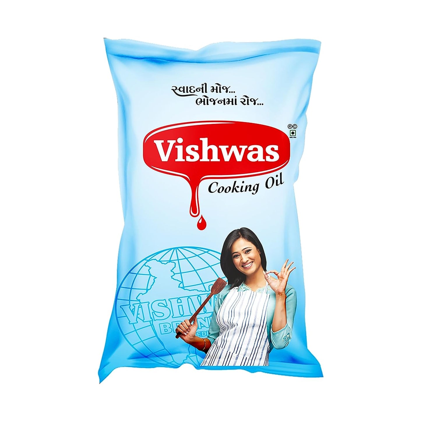 Vishwas Palm Oil Jar & Pouch | Refined Palm Oil 100% Pure Palmolin Cooking Oil (5Ltr Pack) - Springkart