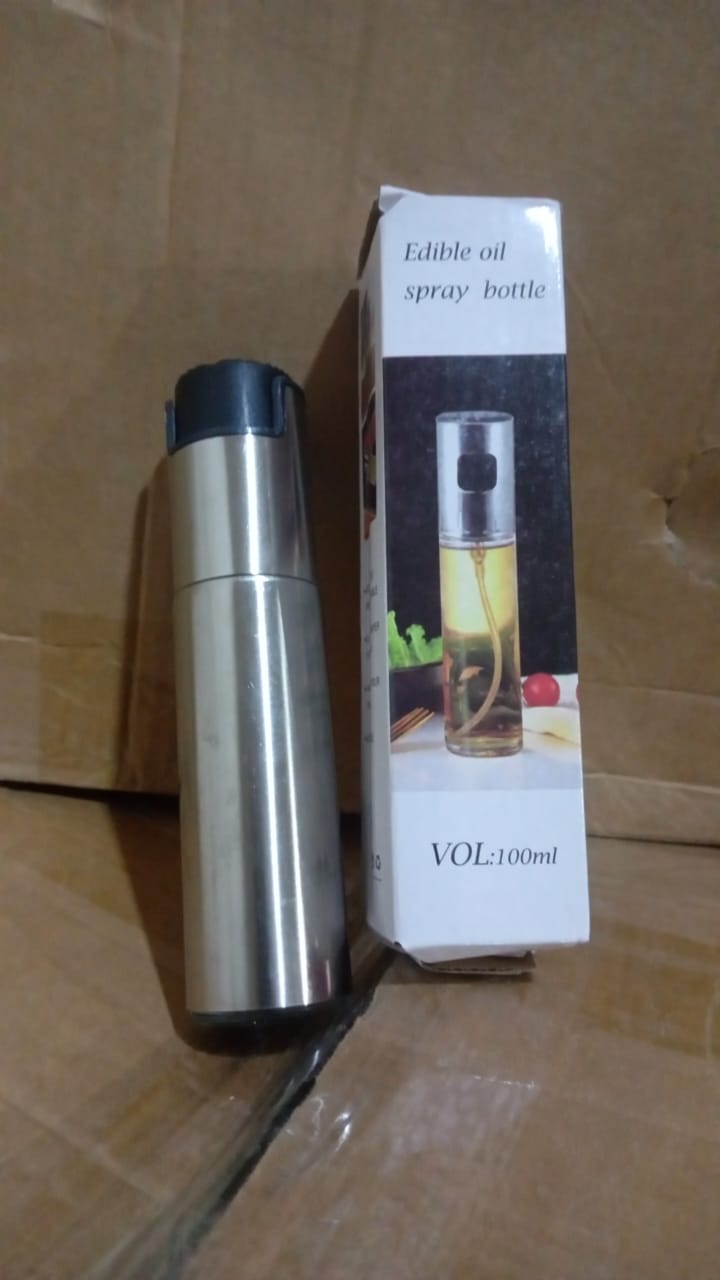 Oil Spray Bottle for Dosa | Food Grade Stainless Steel Glass Oil Spray Bottle (100 ML) - Springkart