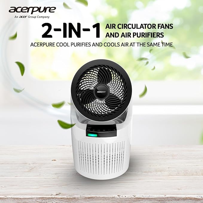 acerpure Professional Air Purifier for Home by Acer, Fights Pollution, Virus and Bacteria, 3-in-1 HEPA Filter