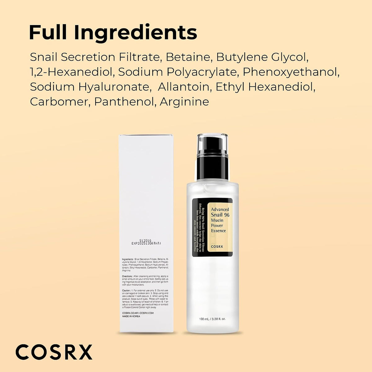 Cosrx Advanced Snail 96 Mucin Power Essence (100ml)