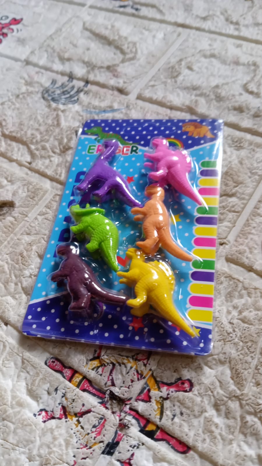 Dinosaur Shaped Erasers Animal Erasers for Kids, Dinosaur Erasers Puzzle 3D Eraser, Mini Eraser Dinosaur Toys, Desk Pets for Students Classroom Prizes Class Rewards Party Favors (6 Pcs Set ) - Springkart