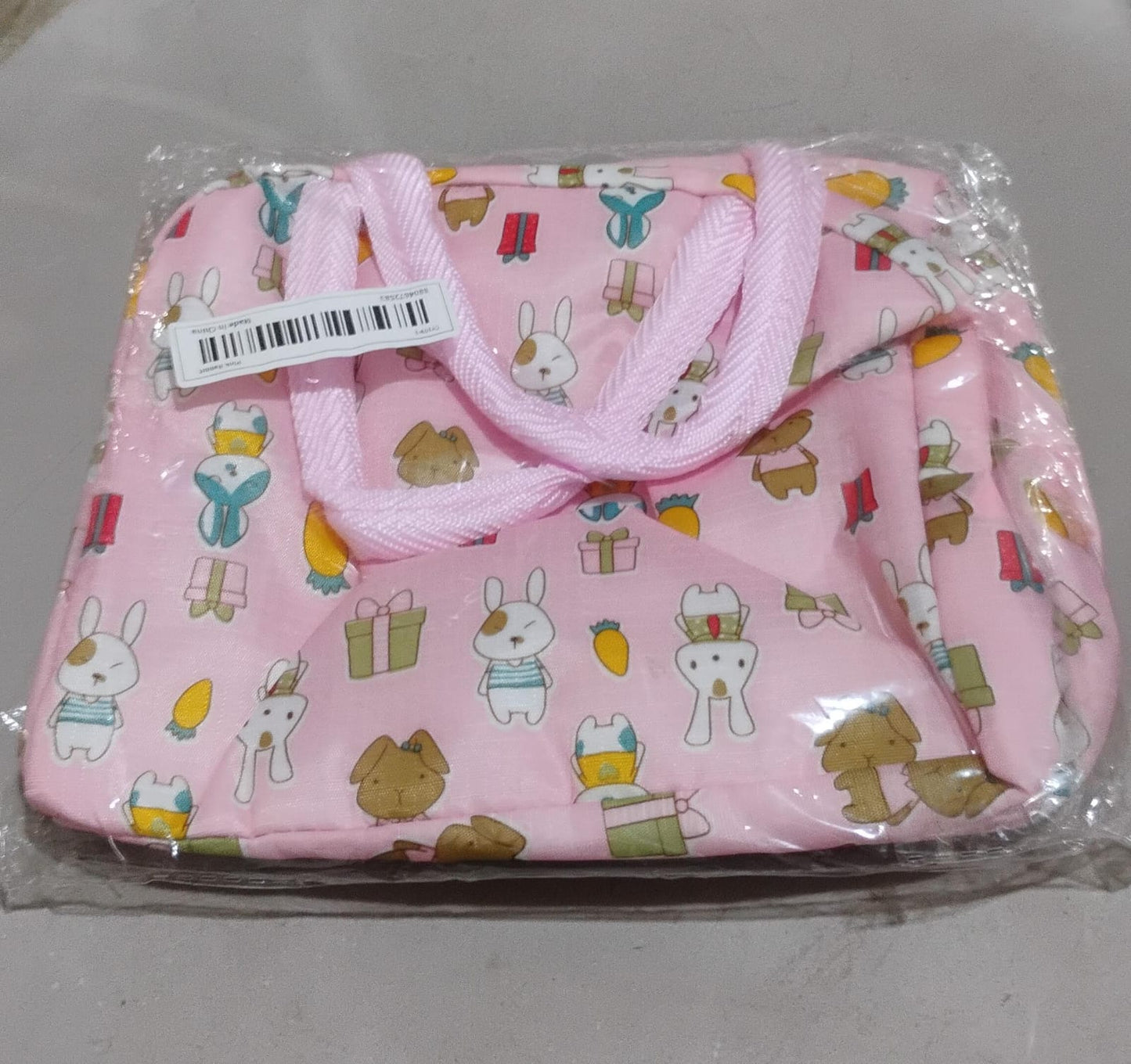 Lunch Box Bag for Women Men Insulated Lunch Bag With Zipper (1 Pc / Mix Color) - Springkart