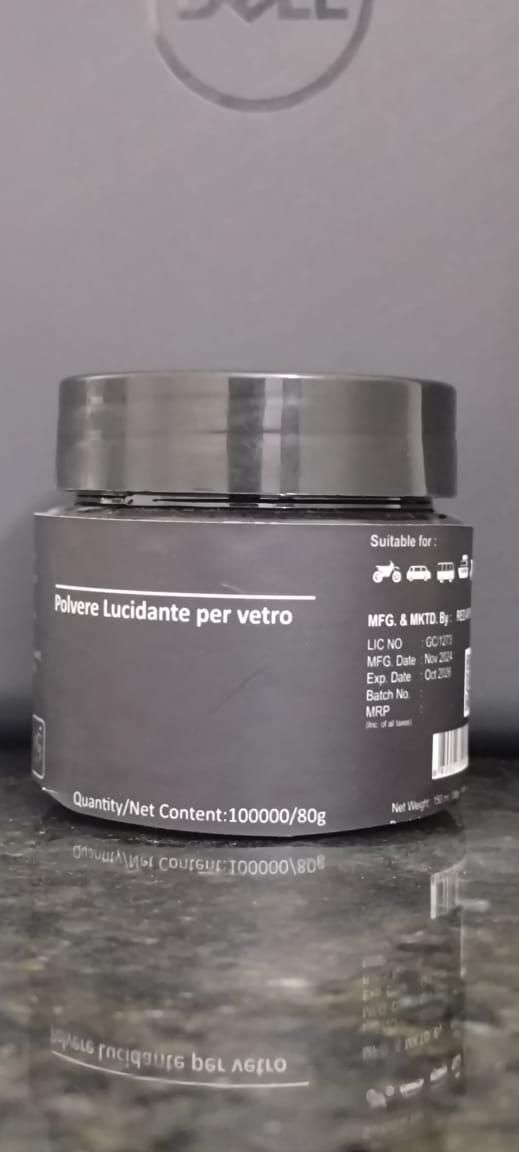 Polvere Lucidante Per Vetro Car Glass Polishing Powder 80g - Springkart