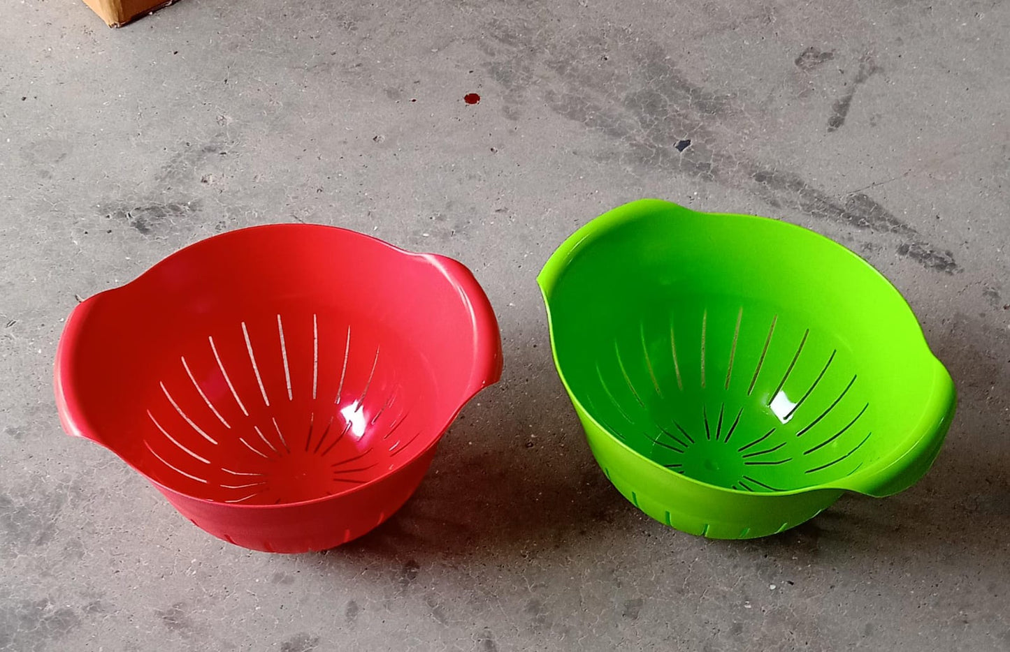 Plastic Fruits Vegetable Noodles Pasta Washing Bowl & Strainer - Springkart