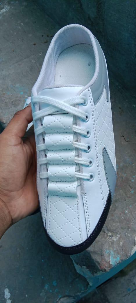 Men's White Half Casual Shoes - Springkart