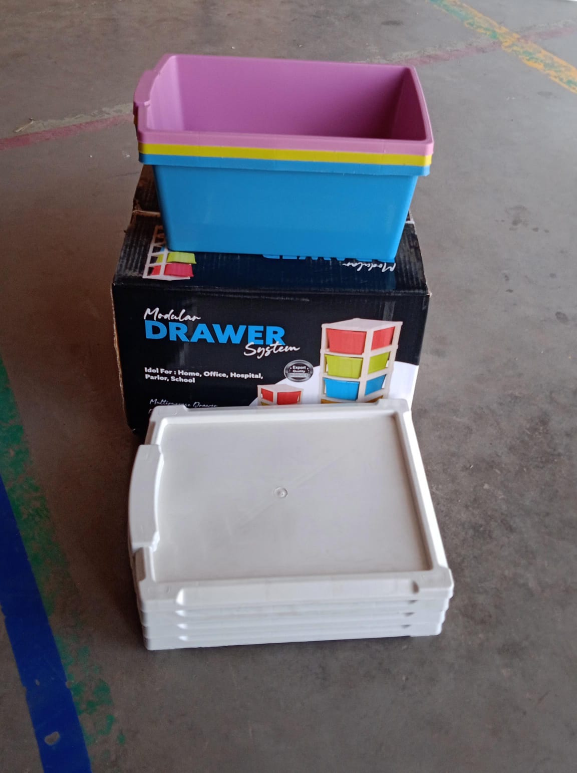 3 Layer Plastic Drawer Storage Organizer (1 Pc) - Springkart