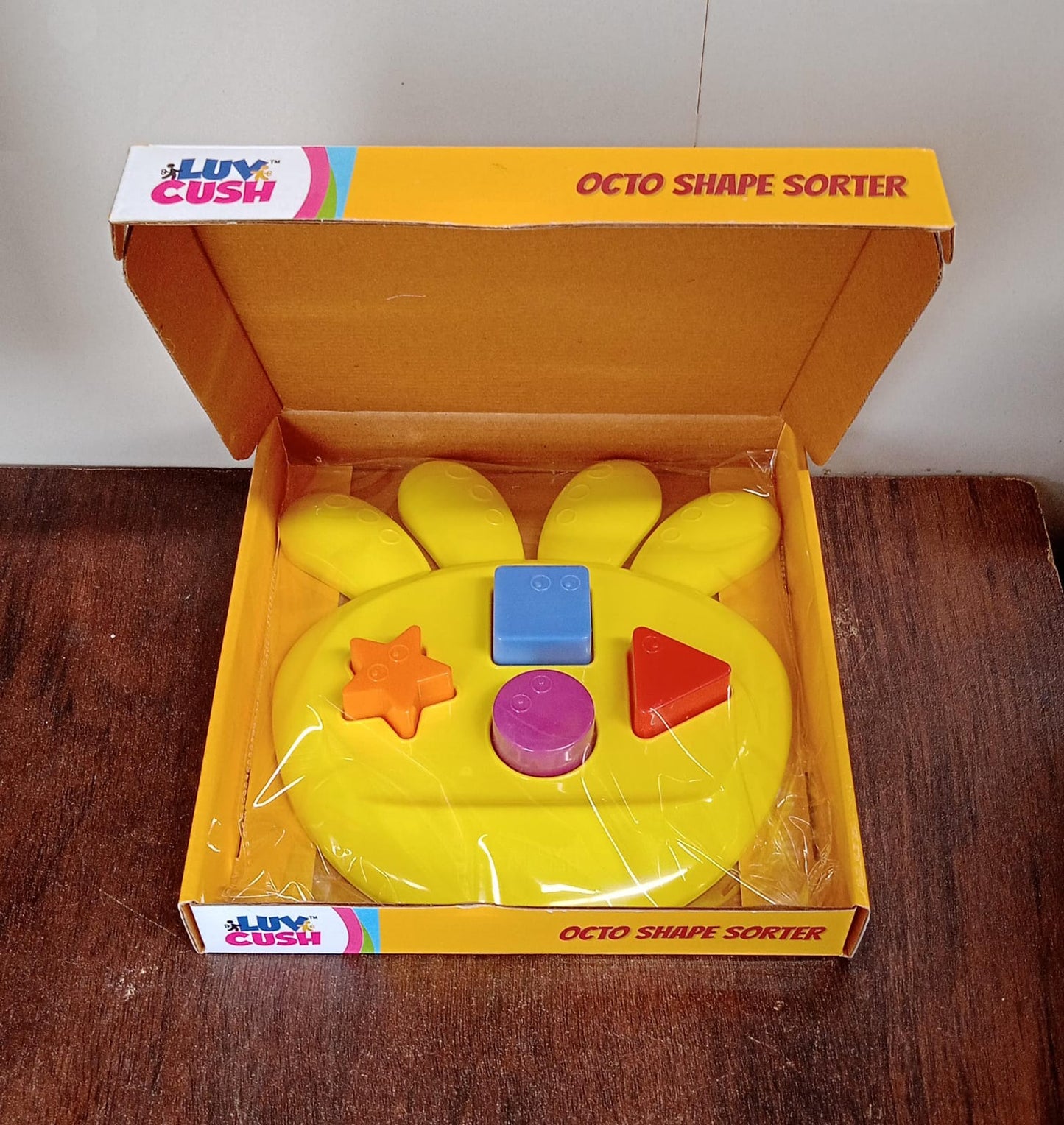 octo Shape sorter Toy Game That Make Your Kid's brain Sharp, Increase Grasping And Sorting Power Education Learning For Girls & boy, Gift Product (1 Pc) - Springkart