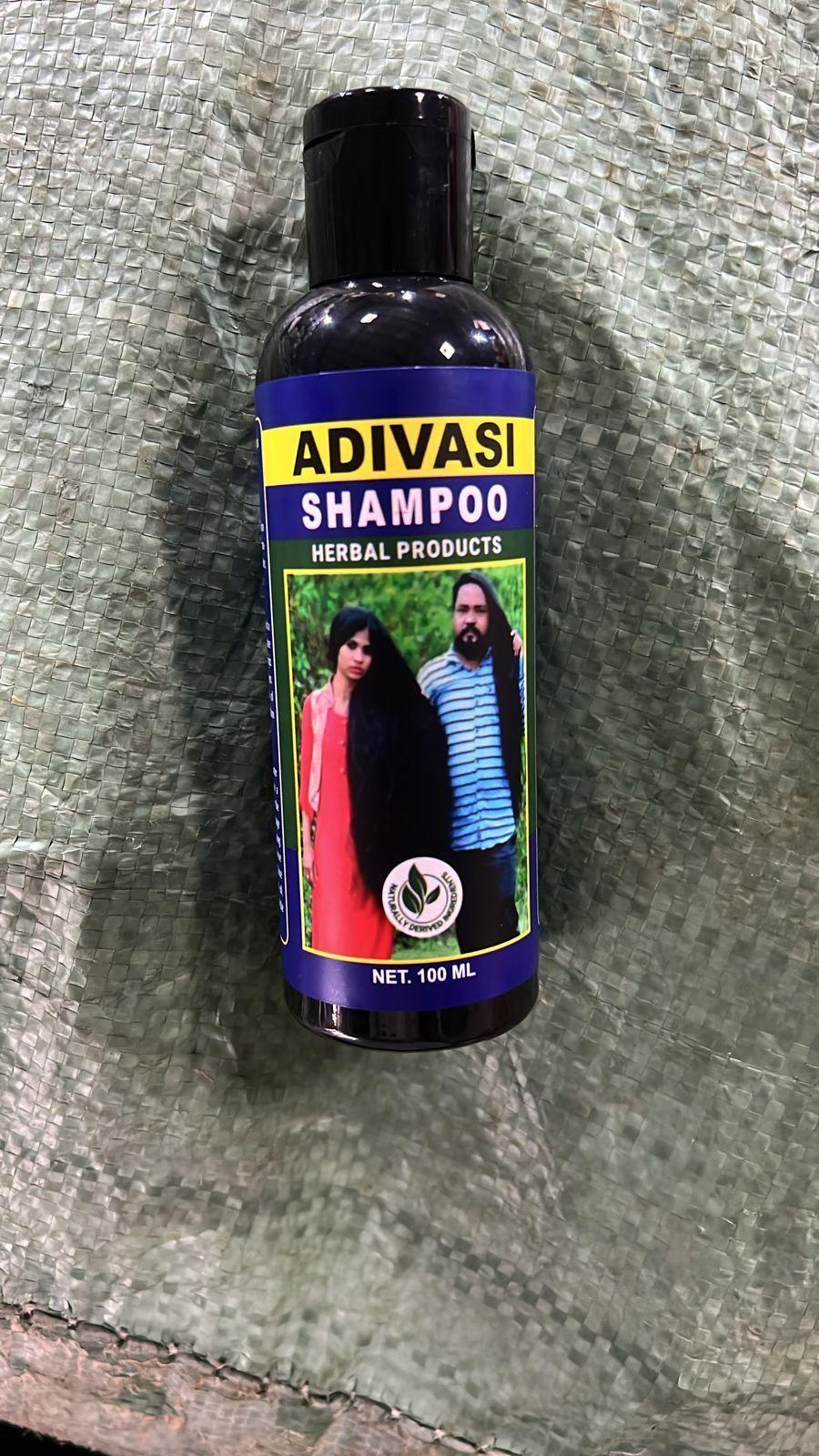 Adivasi Herbal Shampoo For Hair Norishment Healthy Scalp & Hair Growth 100ml (Pack of 2) - Springkart