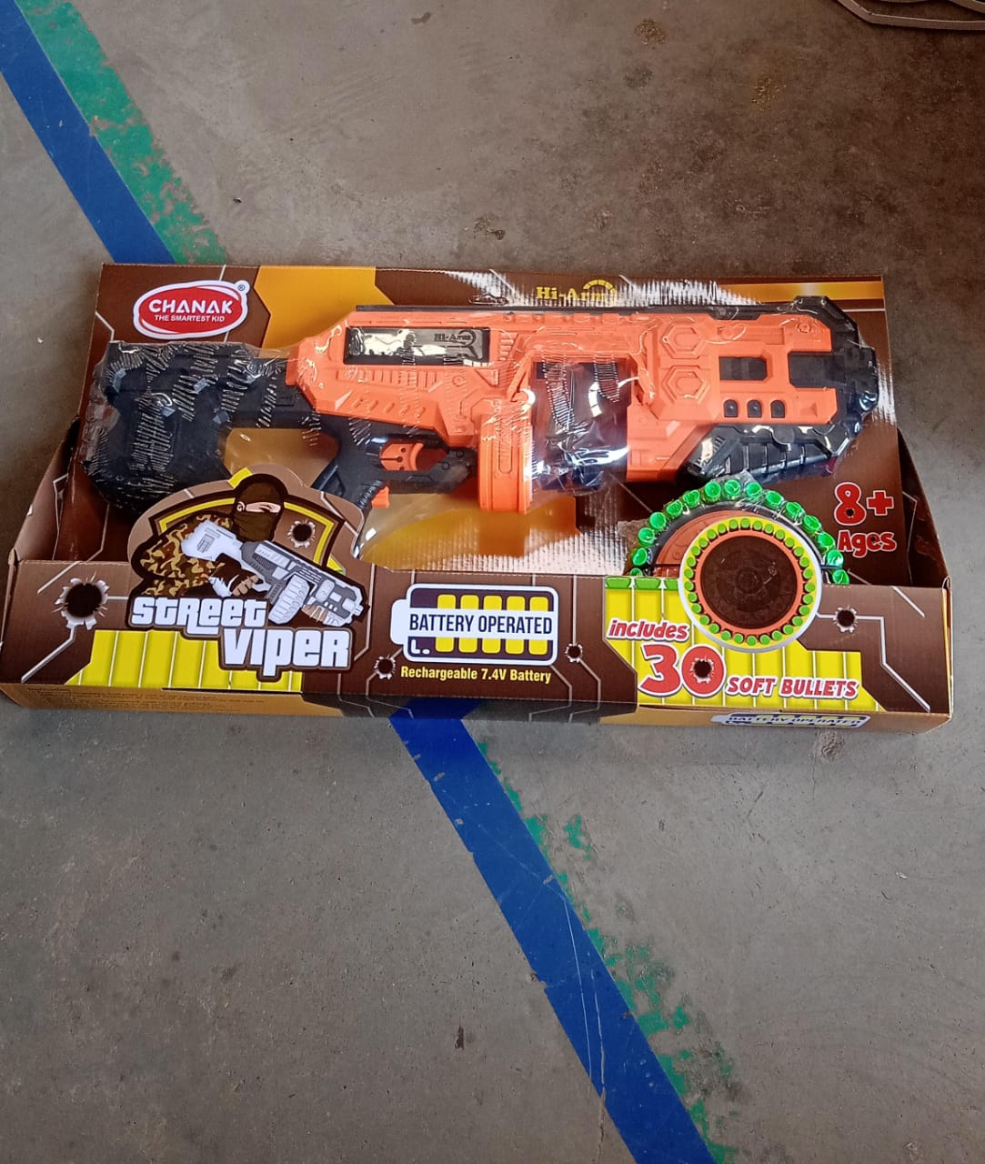 Street Viper Gun With 30 Soft Bullets (1 Set) - Springkart