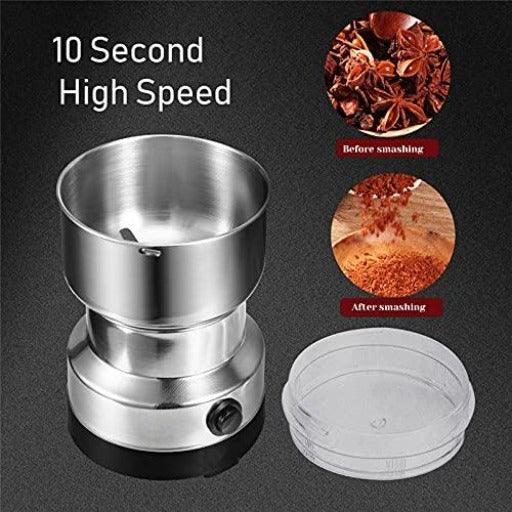Electric Smash Machine, Multifunction Small Food Grinder Grain Grinder, Portable Coffee Bean Grinder - Springkart