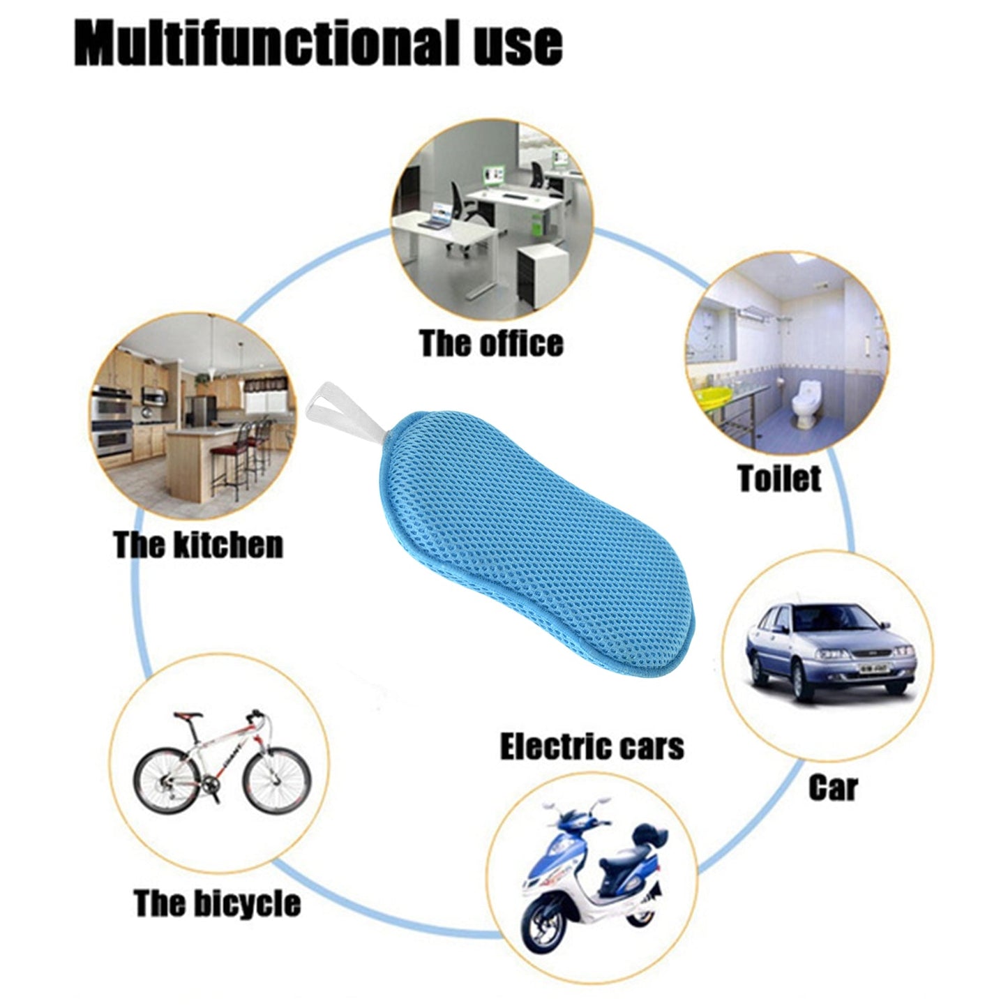Super Absorbent Multipurpose Sponge for Washing - Springkart