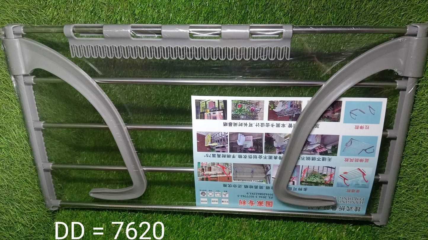 Steel Small Hanging Rack Cloth Drying Rack for Home, Balcony, and Window - Springkart