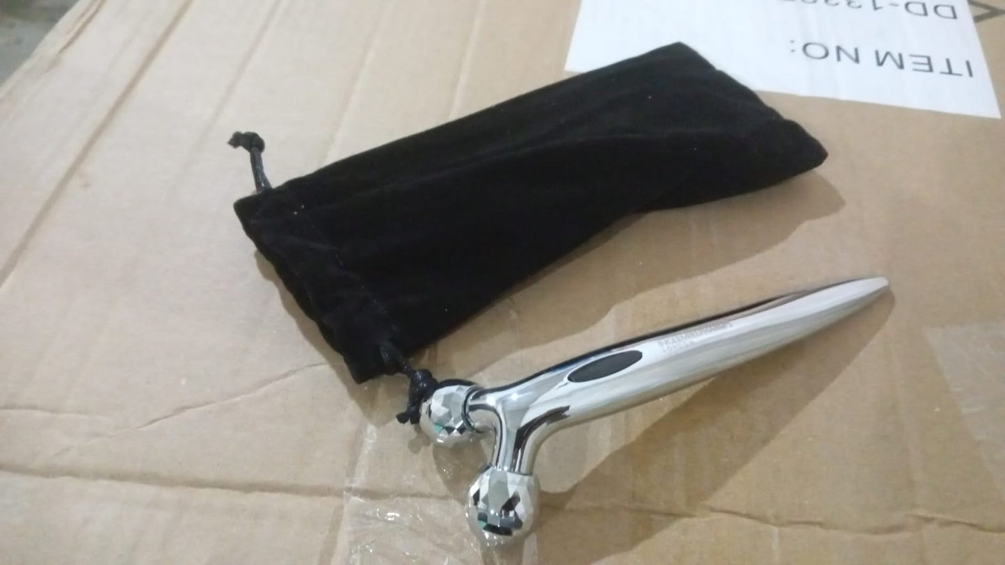 Manual Roller Face Skin Wrinkle Remover Massager (1 Pc) - Springkart