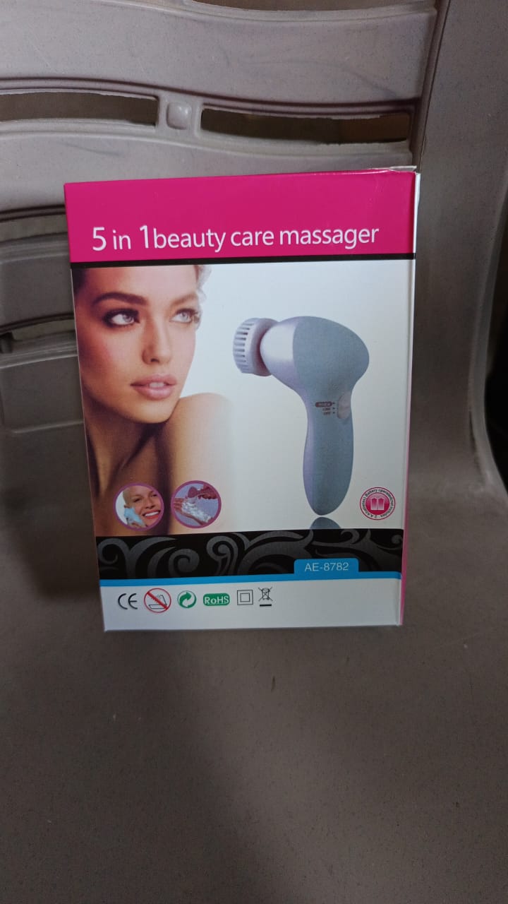 5-in-1 Smoothing Body & Facial Massager (Pink) - Springkart