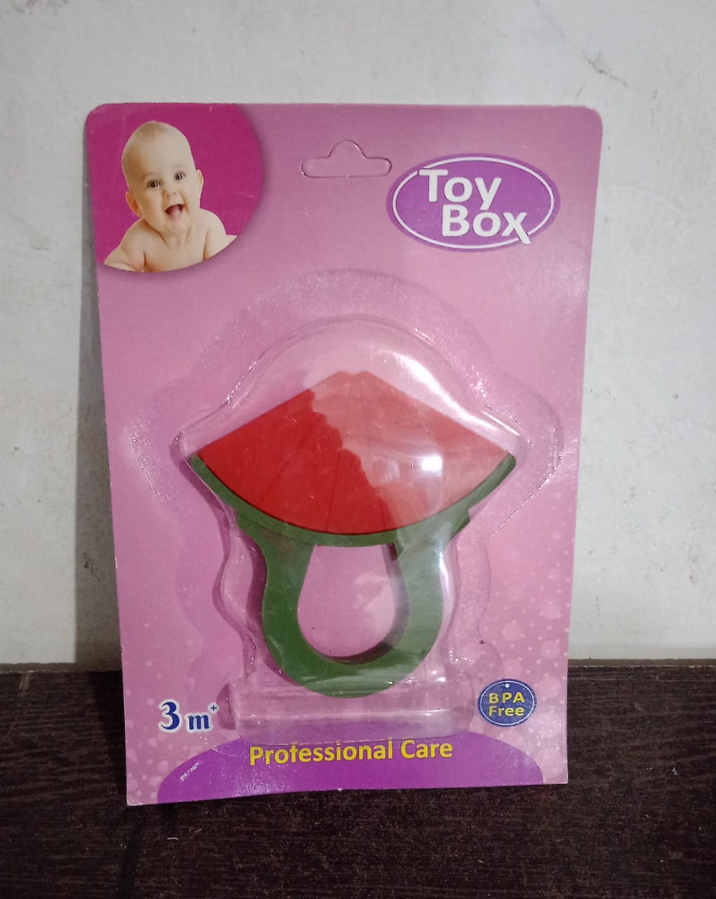Baby Silicone Teether (1 Pc): Food Grade, Non-Toxic, Teething Relief (3 Months+) - Springkart