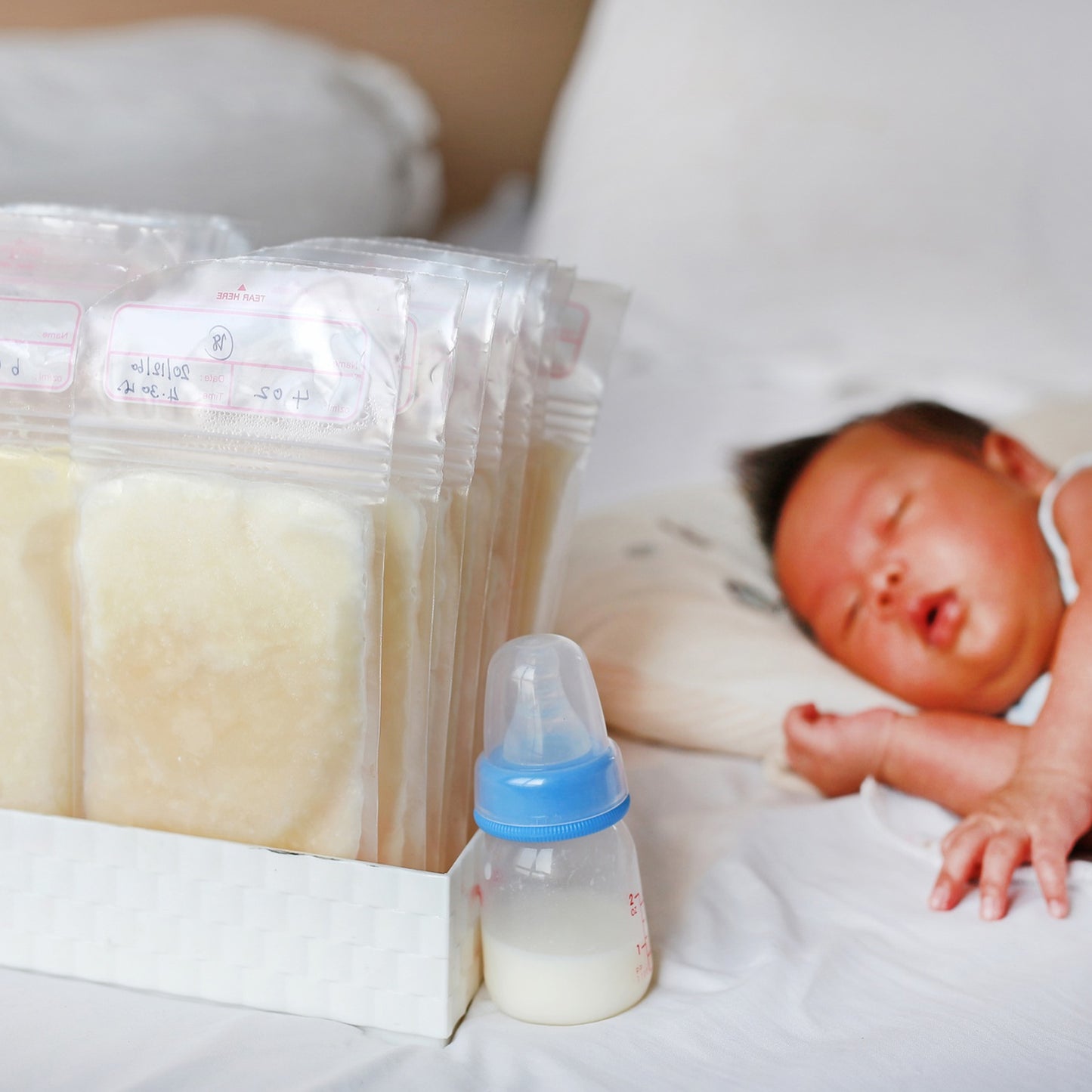 Breastmilk Storage Bags Double Zipper Seal (60 Pcs Set) - Springkart