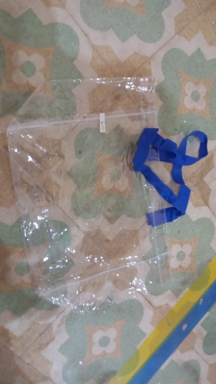 Multifunction Transparent Bag With Handle Bag (45×30×14 CM / 1 pc) - Springkart