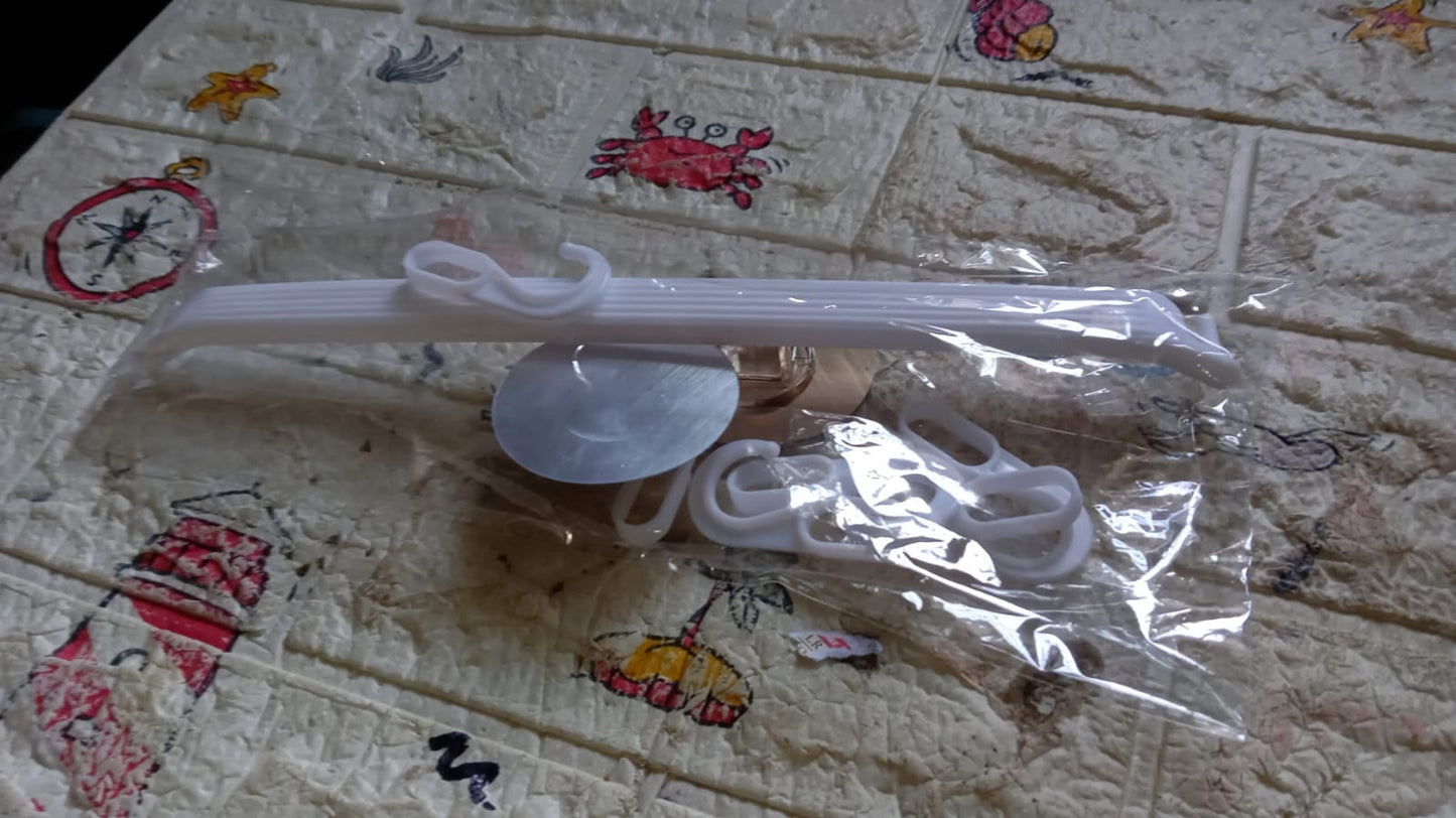 1pc bath towel hanger wall mount towel hanger wall towel shelf towel hanging rack kitchen towel holder towel hanging hook - Springkart