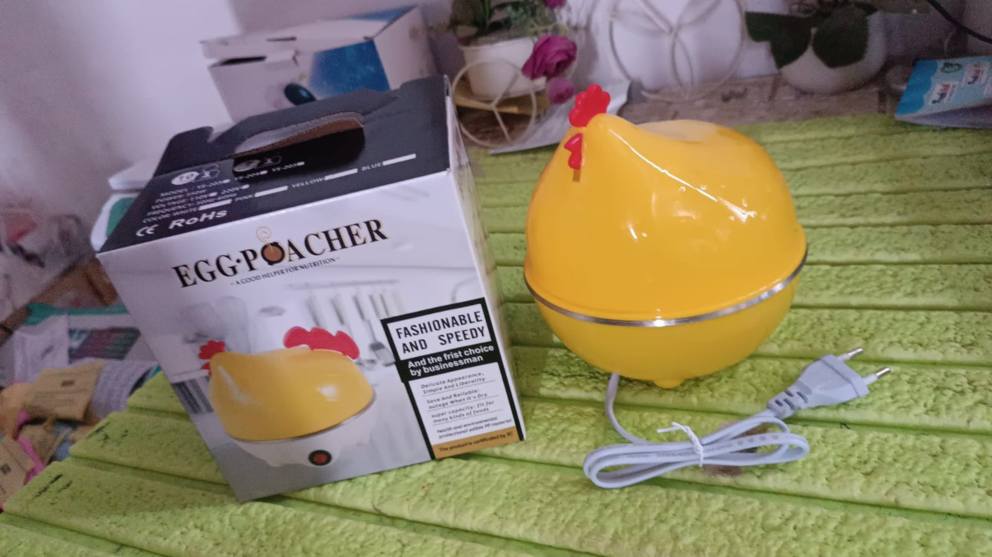 Electric Egg Boiler, Chicken Shaped Egg Kettle / Cooker (1 Pc) - Springkart