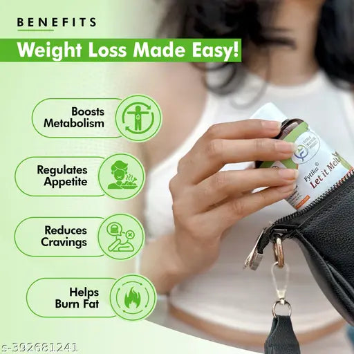 Let it Melt - Natural Support with Garcinia-Dietary Supplement for Healthy Lifestyle Management - 60 Veg tabs - Springkart