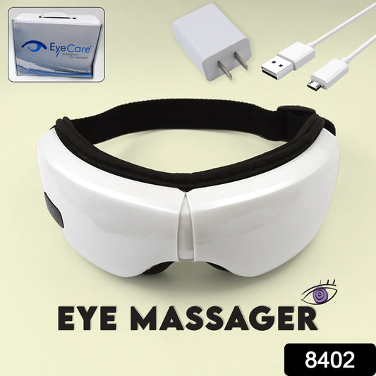 Electric Eye Massager with Adjustable Elastic Band (1 Pc) - Springkart