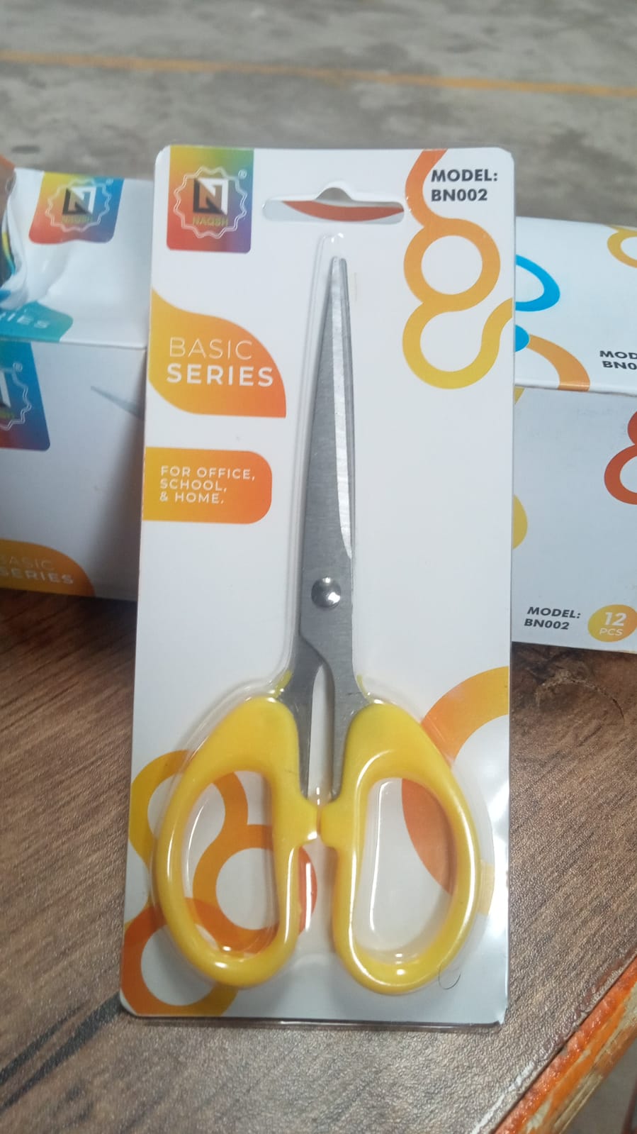 Stainless Steel Scissors with Plastic handle grip 160mm (1Pc Only) - Springkart