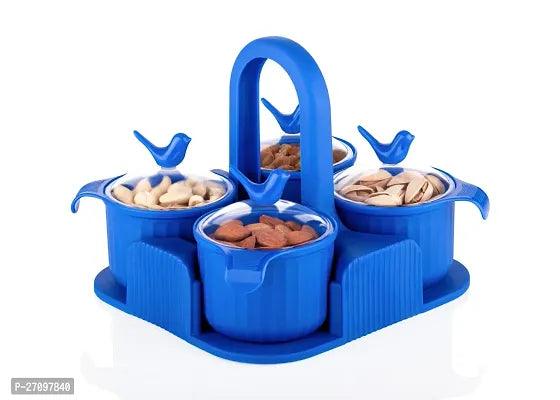 Dry Fruit Box Masala Box Pickel Box 4 Compartment Airtightz Storage Container With Lid - Springkart