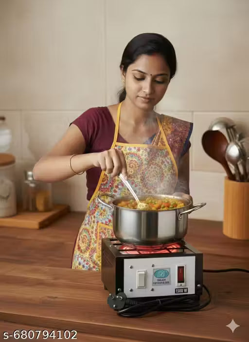 Electric cooking heater
