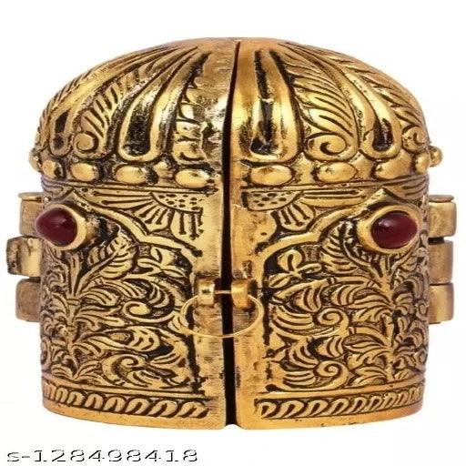 Laxmi Ganesh Saraswati metal box idol - Springkart